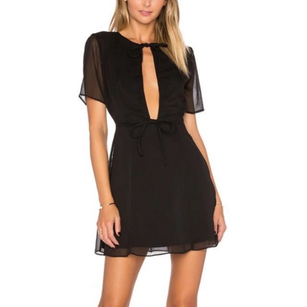 Tularosa Talullah Black Mini Dress Size XS